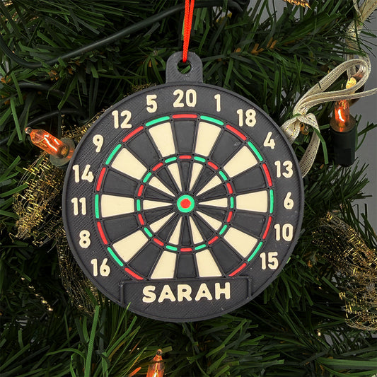Darts Christbaum-Anhänger personalisiert