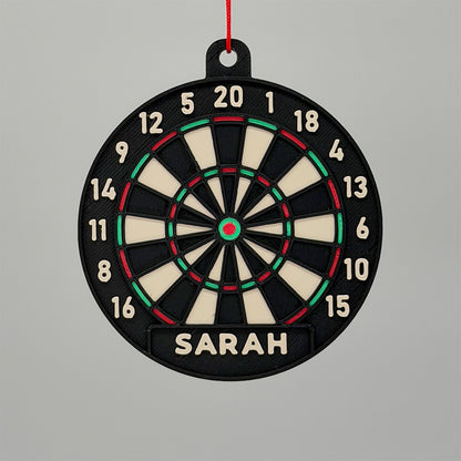Darts Christbaum-Anhänger personalisiert