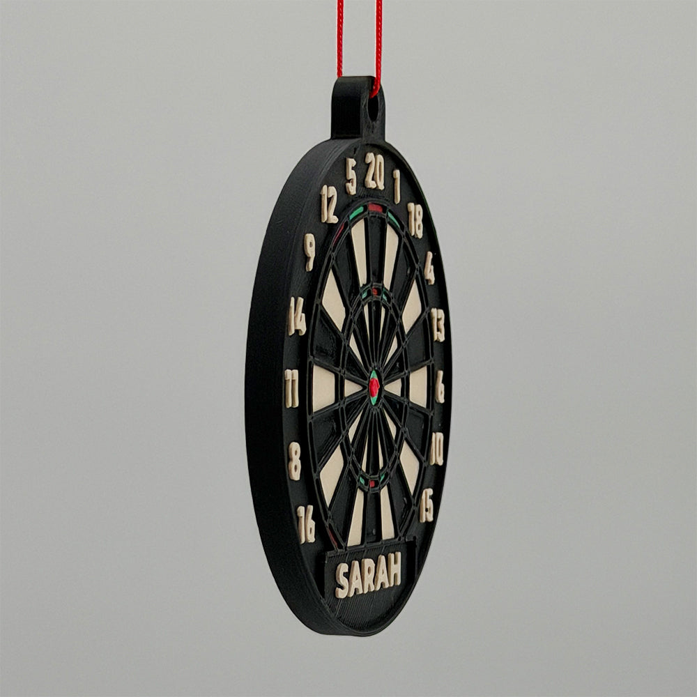 Darts Christbaum-Anhänger personalisiert