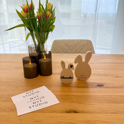 Oster Aufsteller mit Namen - personalisierte Osterdeko