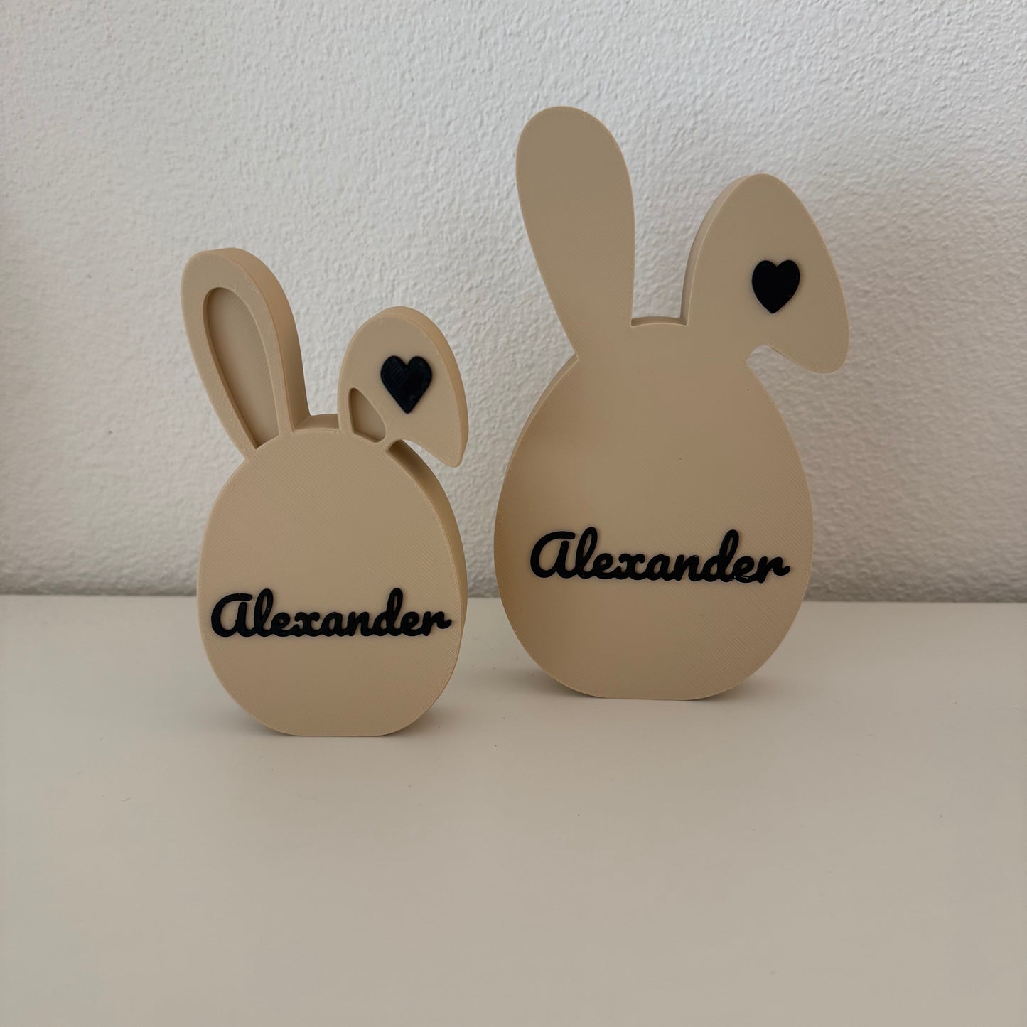 Oster Aufsteller mit Namen - personalisierte Osterdeko