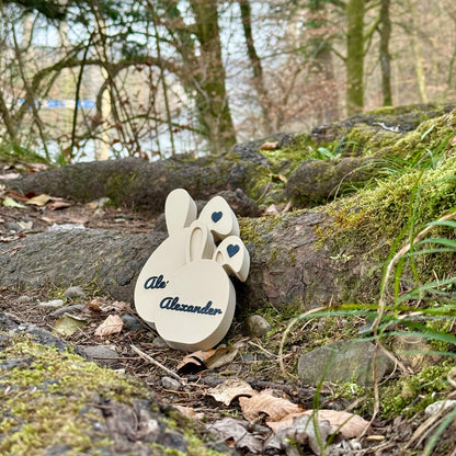 Oster Aufsteller mit Namen - personalisierte Osterdeko