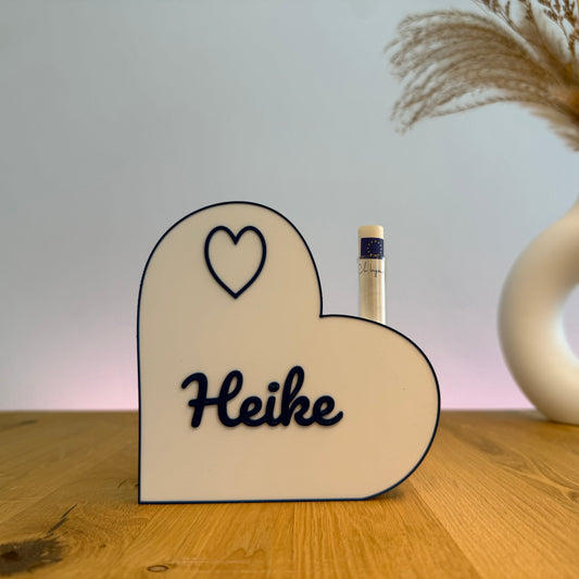 Herz klein - Personalisiertes Geldgeschenk