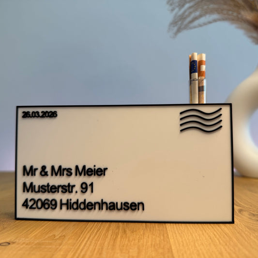 Brief - Personalisiertes Geldgeschenk