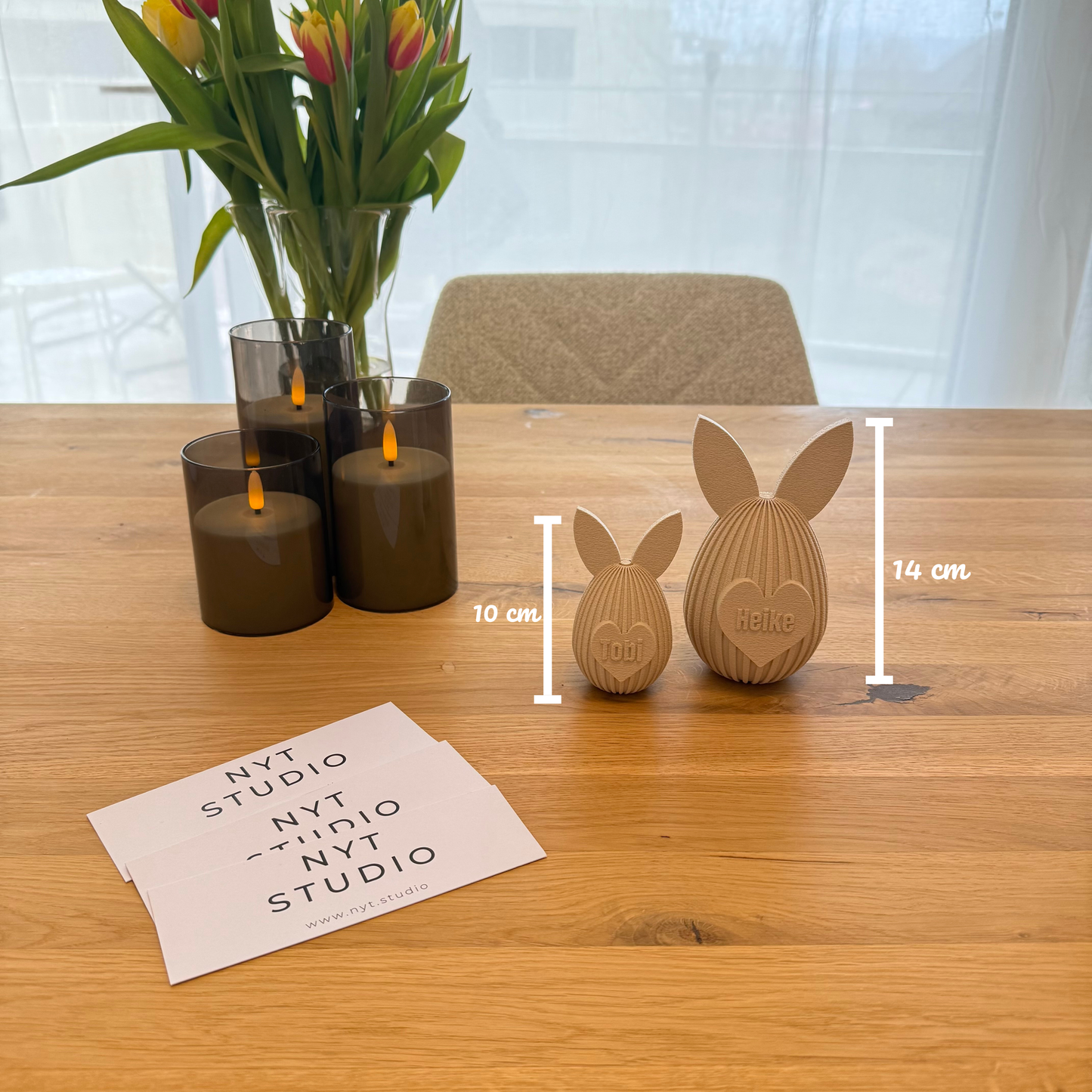 Osterei mit Namen - personalisierte Osterdeko